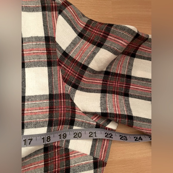 NWOT Plaid Tiered Long Sleeve Dress - Picture 3 of 8